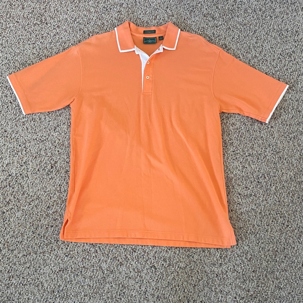 Outer Banks Men’s Salmon Polo